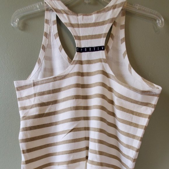 ESPRIT Tan and White Cross Back - Picture 2 of 5